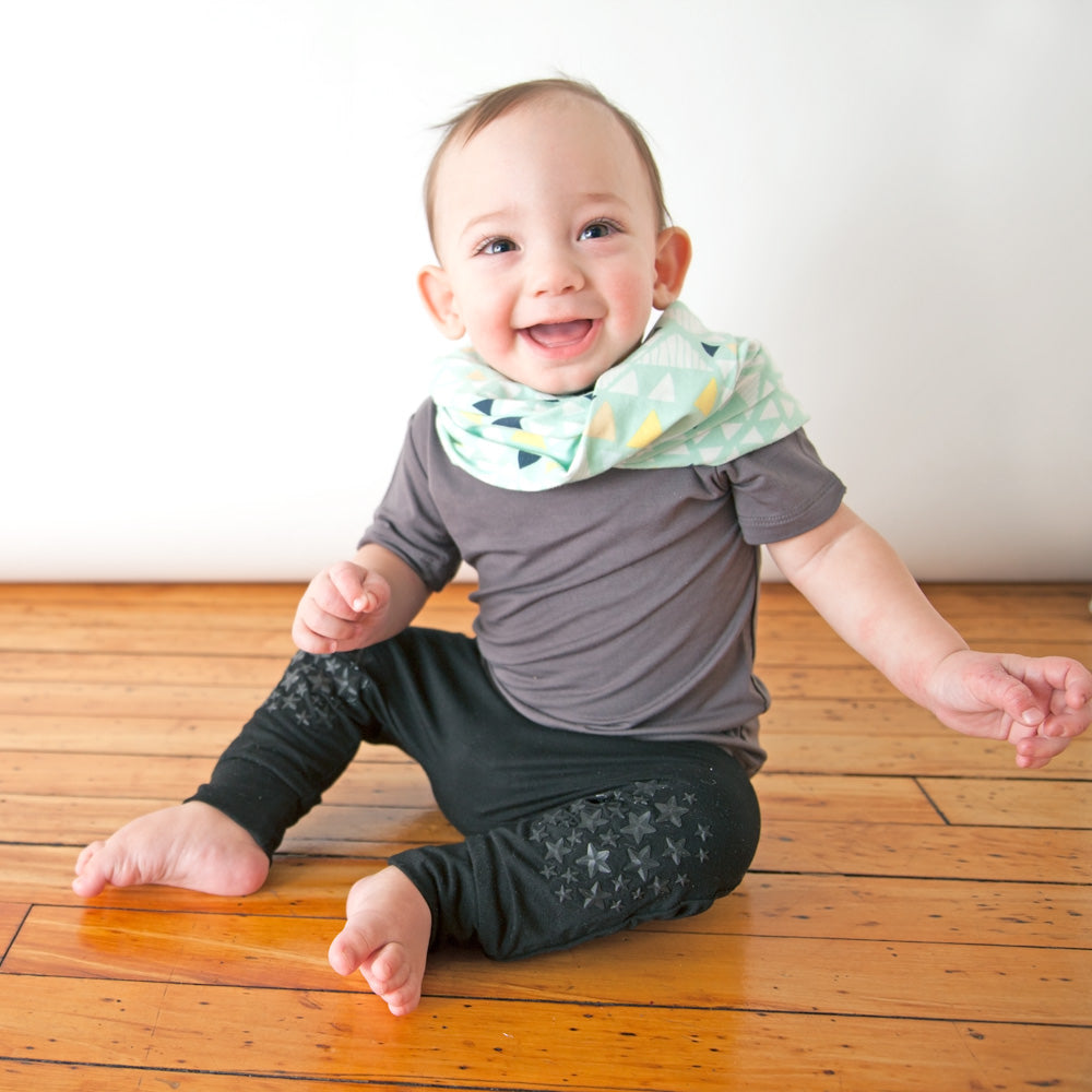 Bamboo Black Harem Style Crawling Pant (Unisex)