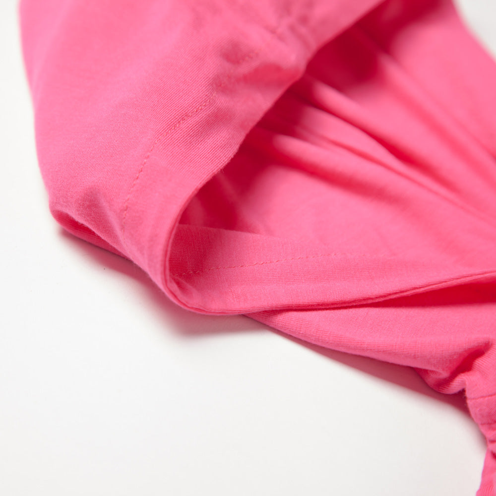 Pink Zip Up Crawling Hooded Romper