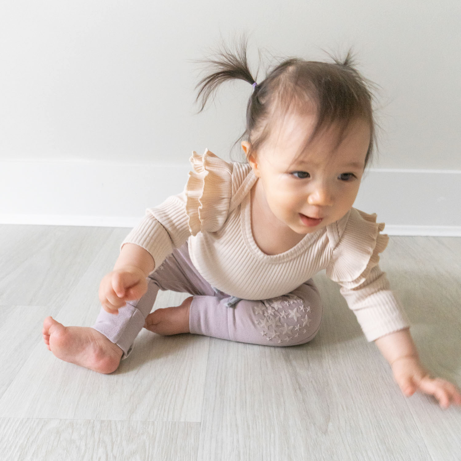 Go Little One Go Baby Pants Crawling Baby Pants - Organic Cotton Slim Jogger